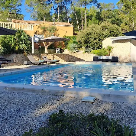 Palmier Avec Piscine Chauffee Privee Proche D'uzes Et Anduze Cannes-et-Clairan