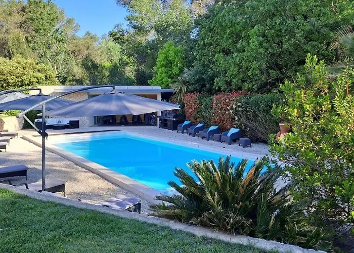 Palmier Avec Piscine Chauffee Privee Proche D'uzes Et Anduze *